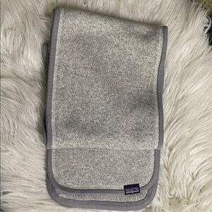 Patagonia Light Gray Fleece Throw
